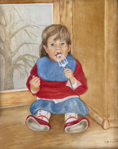 Nele, Öl auf Leinwand; Foto Hupe