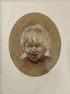 Niklas, Pastellzeichnung; Foto Hupe