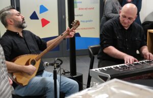 Tigran-Hayrapetyan-und-Juan-Issa Vernissage Karin Hupe