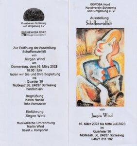 Vernissage Schaffensvielfalt Jürgen Wind 2023 Vernissage Schaffensvielfalt Jürgen Wind 2023