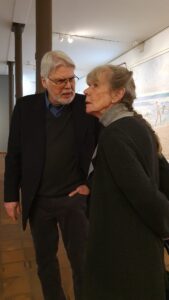 Maren Harms und Horst Hoppe im Gespräch