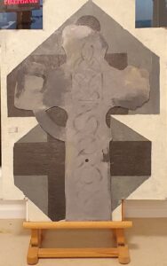 Eine Skulptur von Claus Vahle.