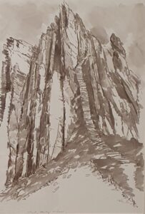 Ein Gemälde von Claus Vahle.