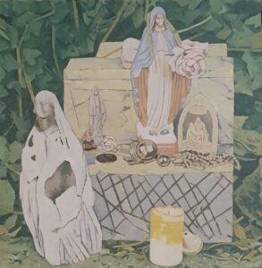 Ein Gemälde von Claus Vahle.