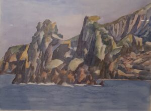 Ein Gemälde von Claus Vahle.