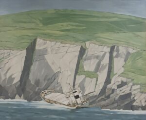 Ein Gemälde von Claus Vahle.