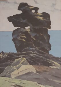 Ein Gemälde von Claus Vahle.