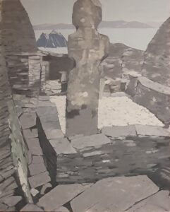 Ein Gemälde von Claus Vahle.