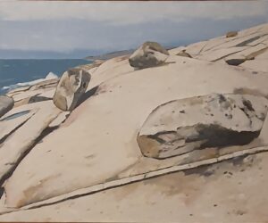 Ein Gemälde von Claus Vahle.