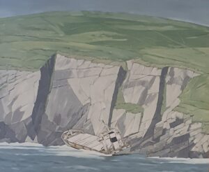 Ein Gemälde von Claus Vahle.