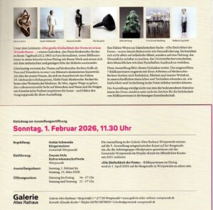 Die Einfachheit der Form Flyer